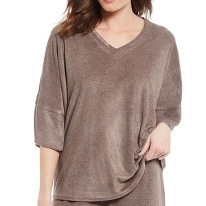 Natori‎ Brown Terri clothe top size medium